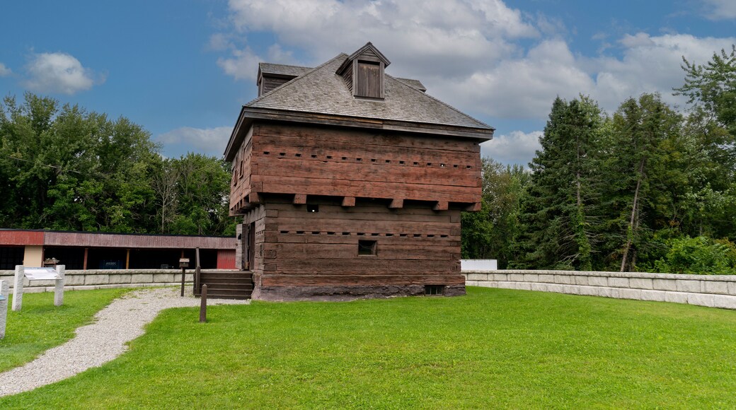 Fort Kent, Maine: Fort Kent Blockhouse. American fortification built during border tensions with neighboring New Brunswick known as the Aroostook War. Maine Acadian Culture area.