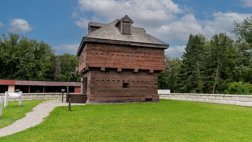 Fort Kent, Maine: Fort Kent Blockhouse. American fortification built during border tensions with neighboring New Brunswick known as the Aroostook War. Maine Acadian Culture area.