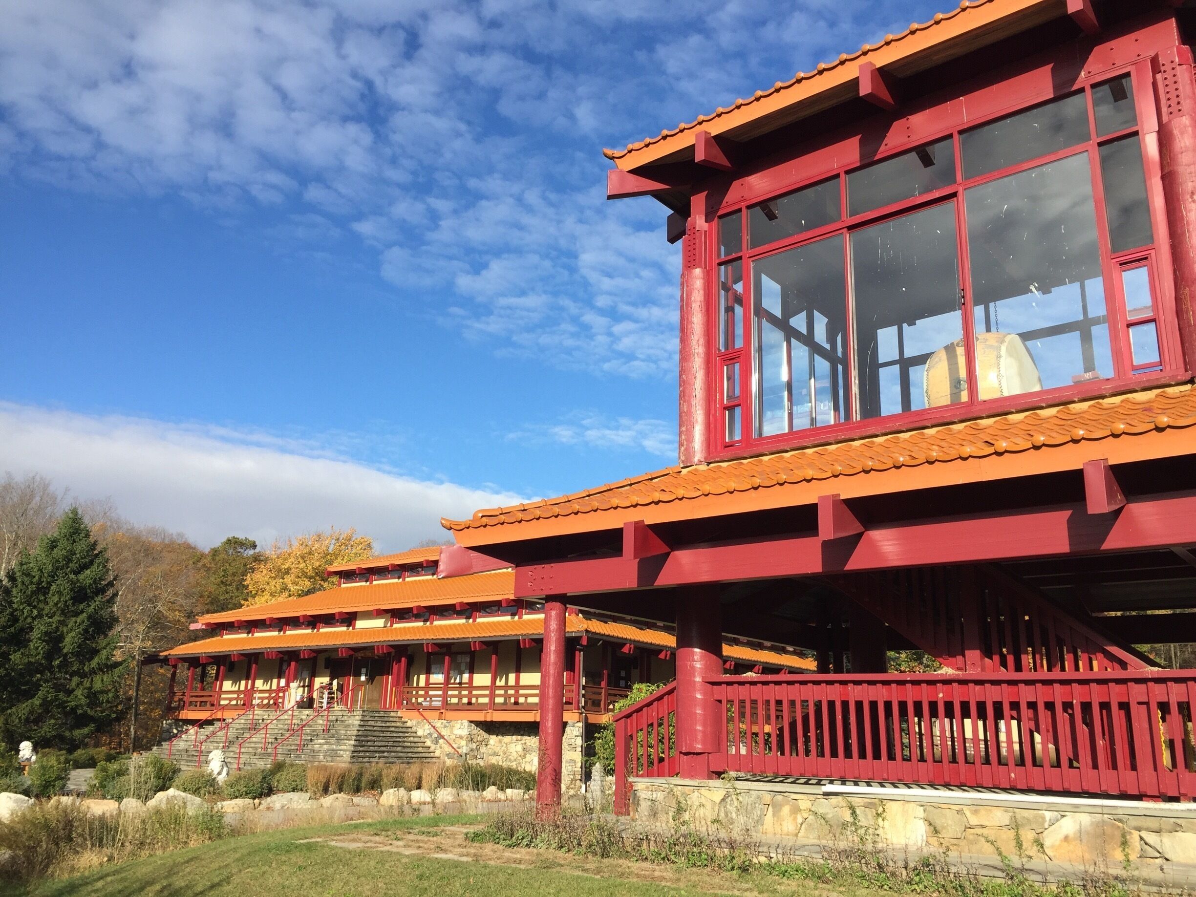 This beautiful monastery is located in Putnam County, New York. It's about an hour north of Manhattan. Very serene environment. 
