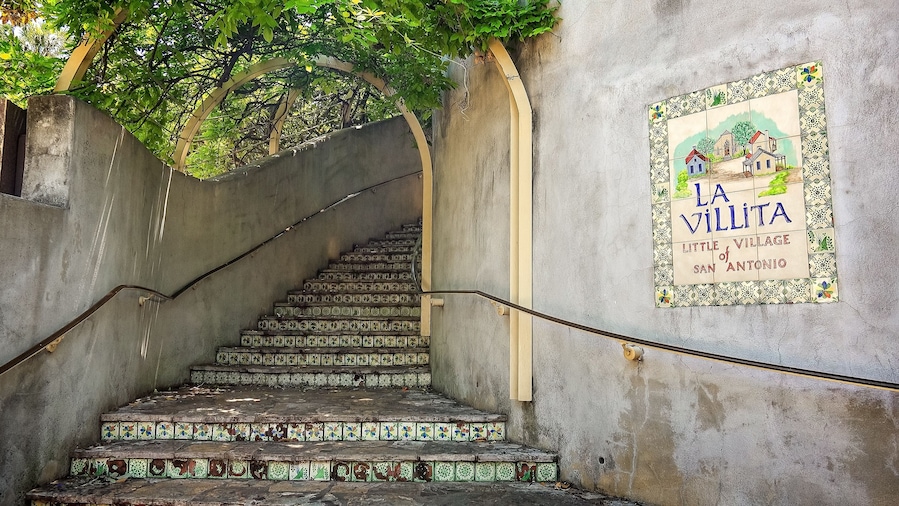 Steps at La Villita the Little Village of San Antonio