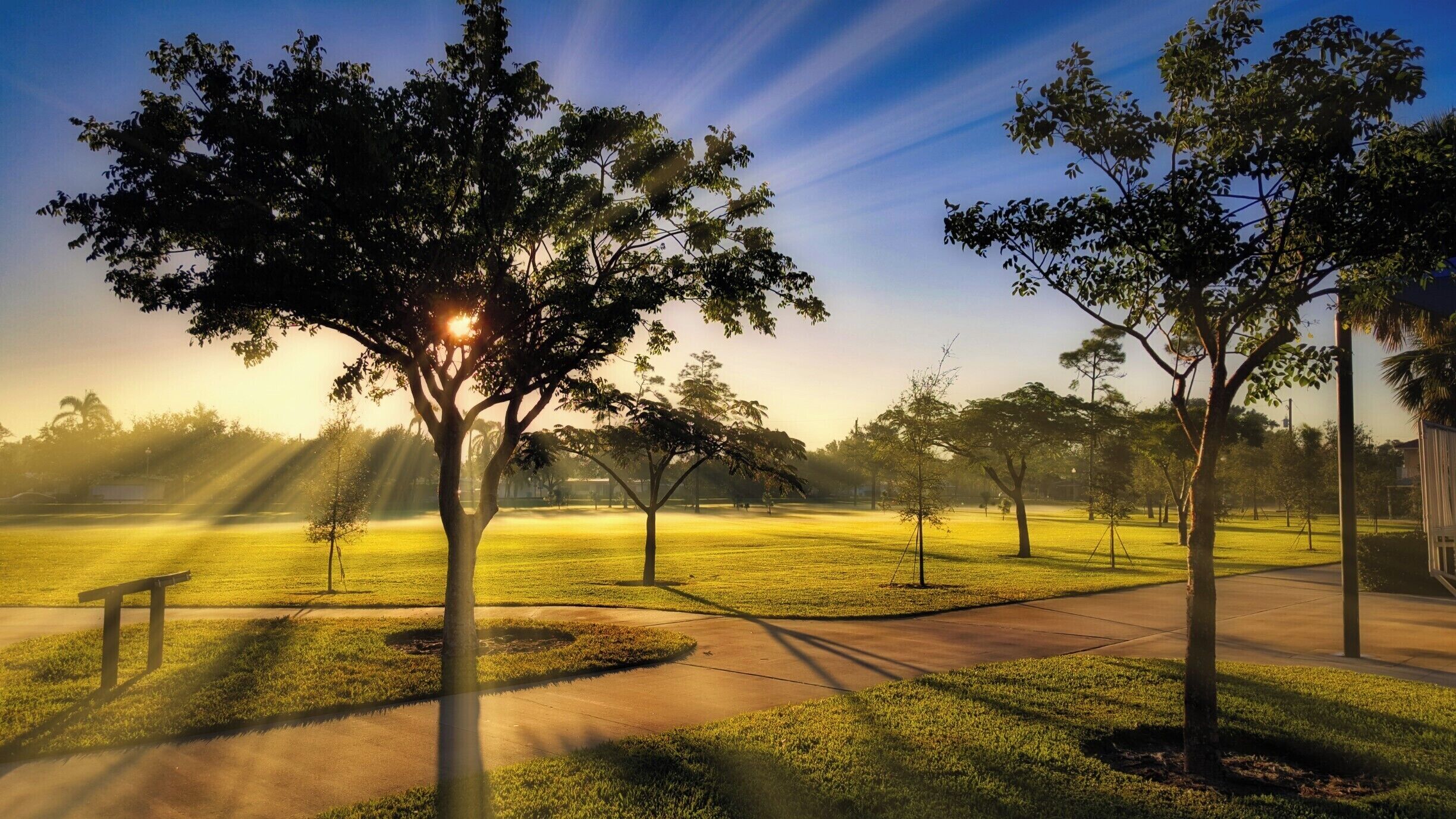 This park is located withing the city of Palmetto Bay. It is 25 acres in size. It has a nice exercise walkway with exercise outdoor stations along the West side. The path way is lined with trees, some are fully grown while many are young trees. The park has six girls softball diamonds with four having night lighting. There are gazebos that can be rented for parties. There is a children's playground, a skate park, basketball courts and a Recreational air conditioned room which can also be reserved for parties. A fairly large staff of workers attends the park during park open hours. Park normally opens by 8 AM and closes by 10 PM except for Sundays when it closes a bit earlier. There are photography opportunities through out the park for those wanting to get some nice pics.