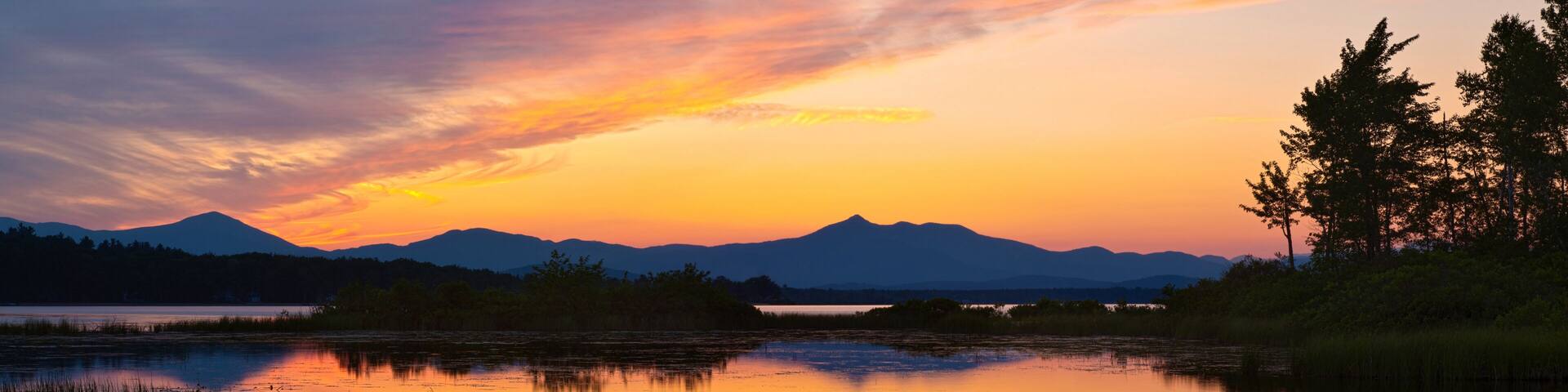 Mt Chocorua At Sunset From Ossipee Lake, New Hampshire