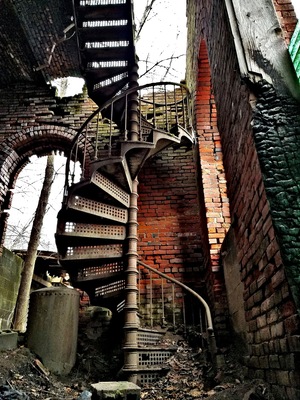 Abandoned staircase