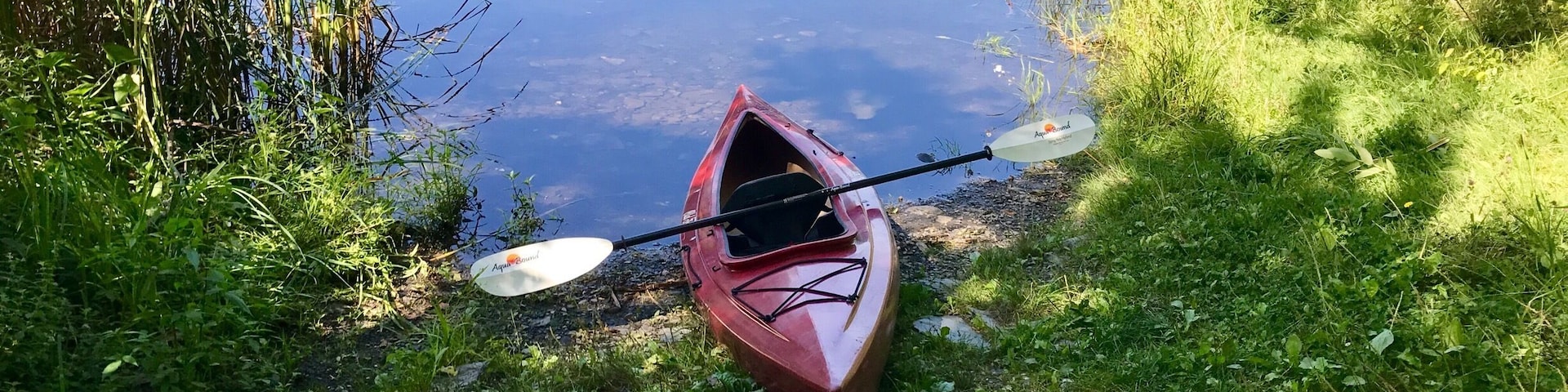 Went for a little post-work paddle up the Sabasticook river after work today, 28Aug17