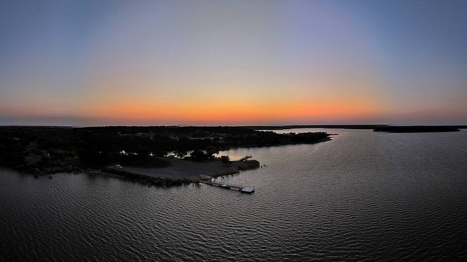 Aerial view of Lake Brownwood