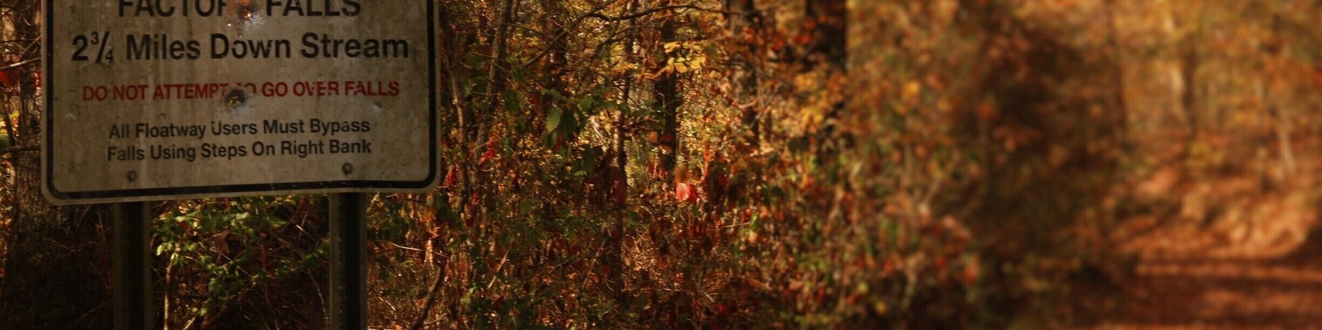 Great place to put in to float down the Bear Creek.