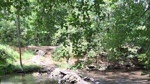 Stone foot bridge on the start of 5mile hike into the Ramapo Mountains. Beautiful New Jersey!