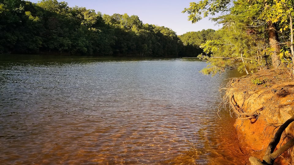 A scenic view of Lake Norman in North Carolina.