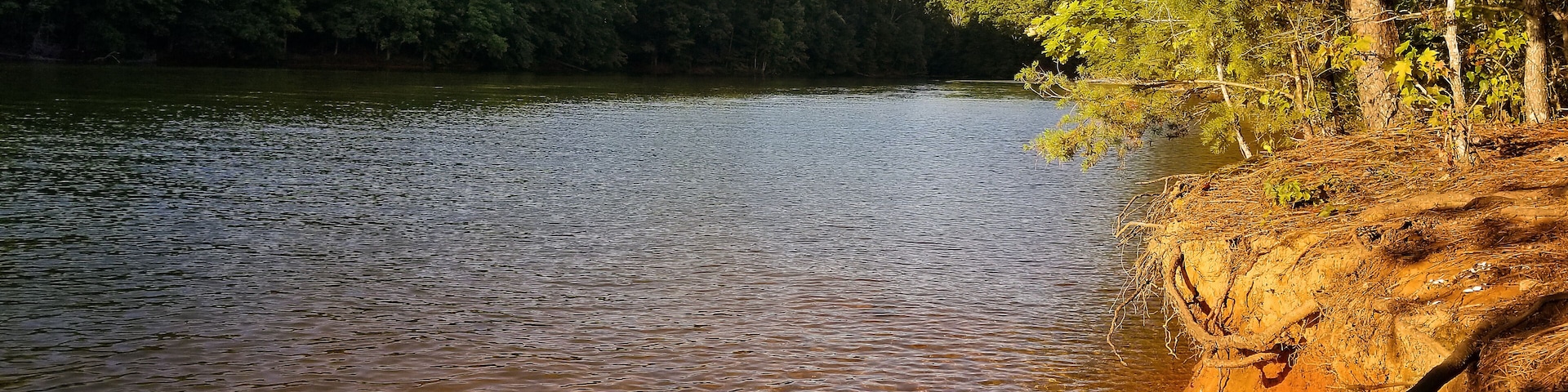 A scenic view of Lake Norman in North Carolina.