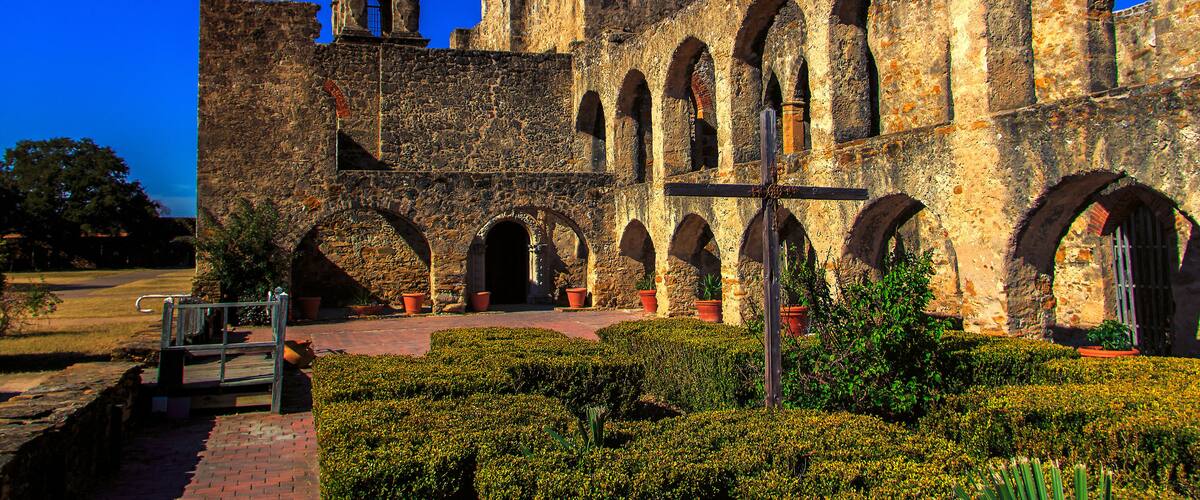 Mission San Jose in San Antonio Missions National Historic Park, Texas
