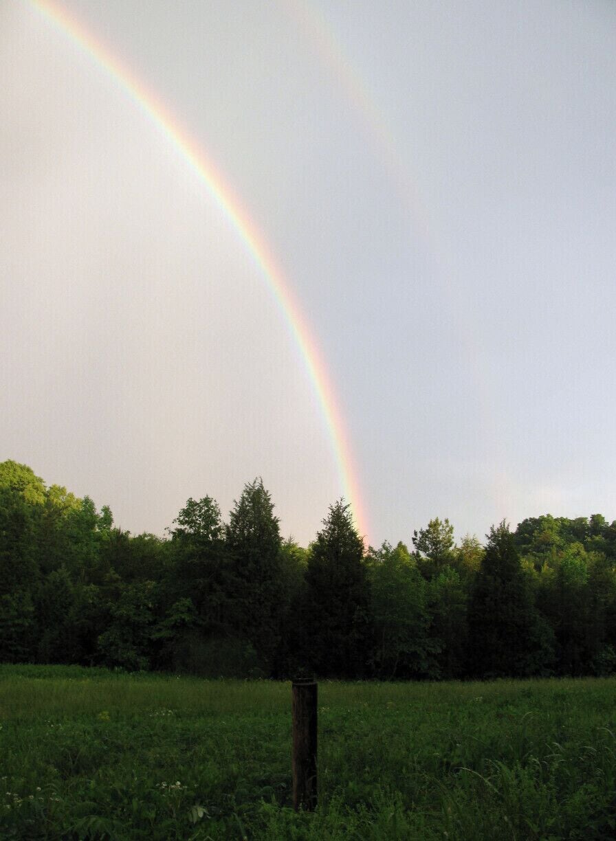 Double rainbow, God's Promise!
