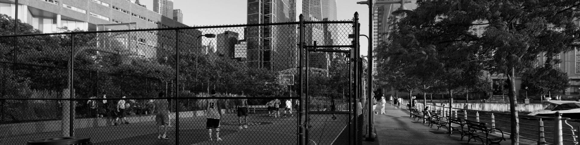 Basketball game at Westend, New York