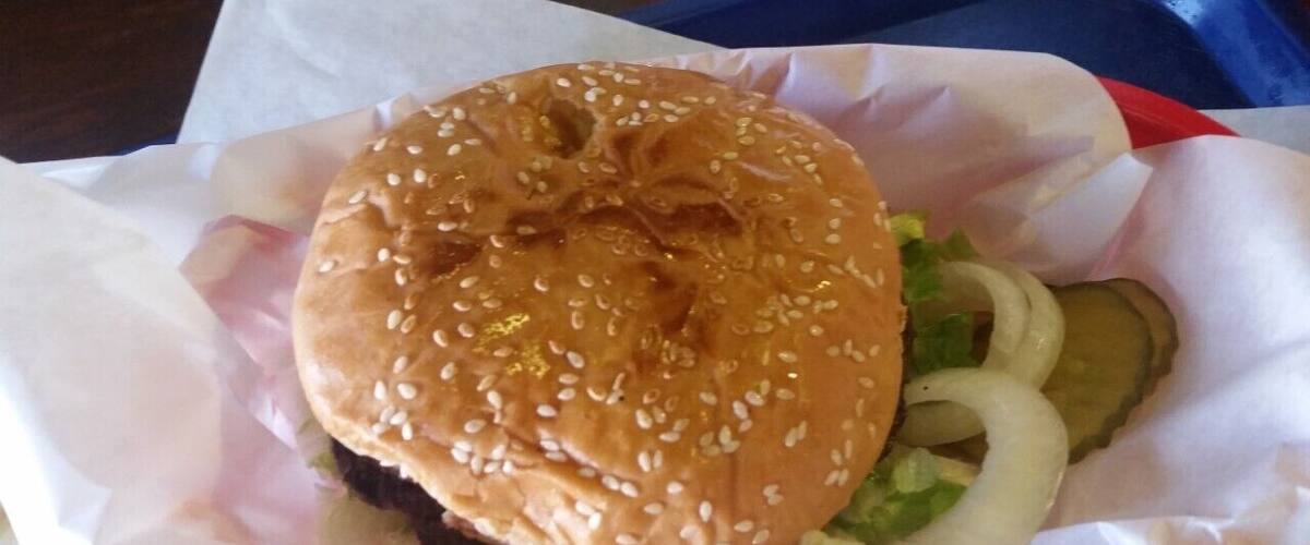 Very good burger and milkshakes made from Blue Bell Ice Cream. #FoodieFinds