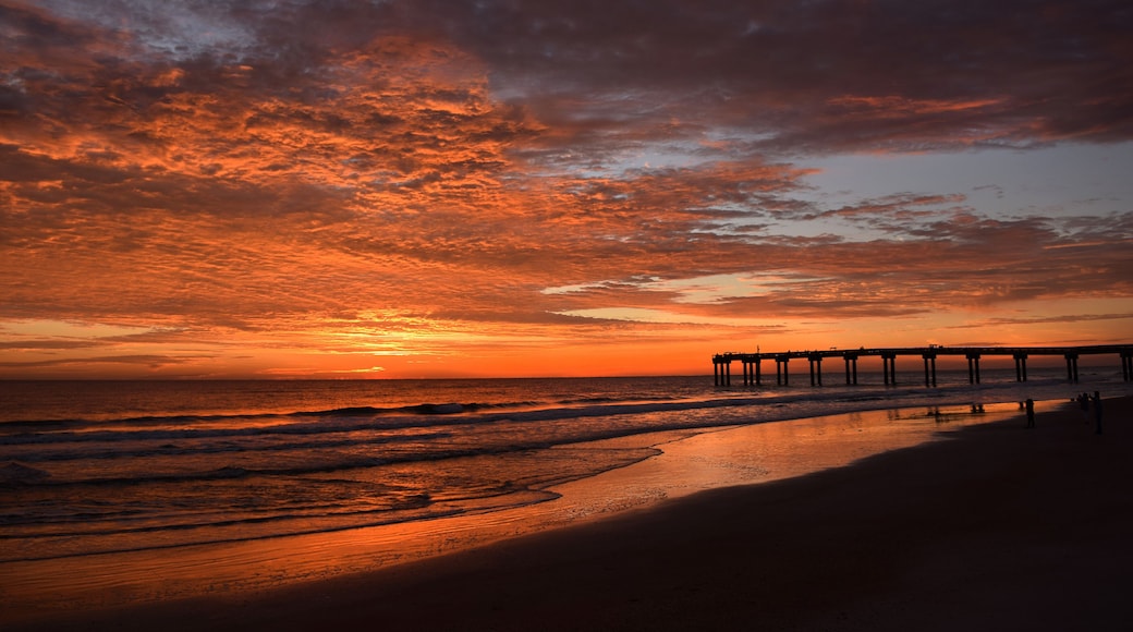 Orange Spectrum Sky at the St Augustine Beach Pier