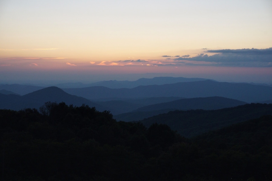Sunset Blues from Max Patch