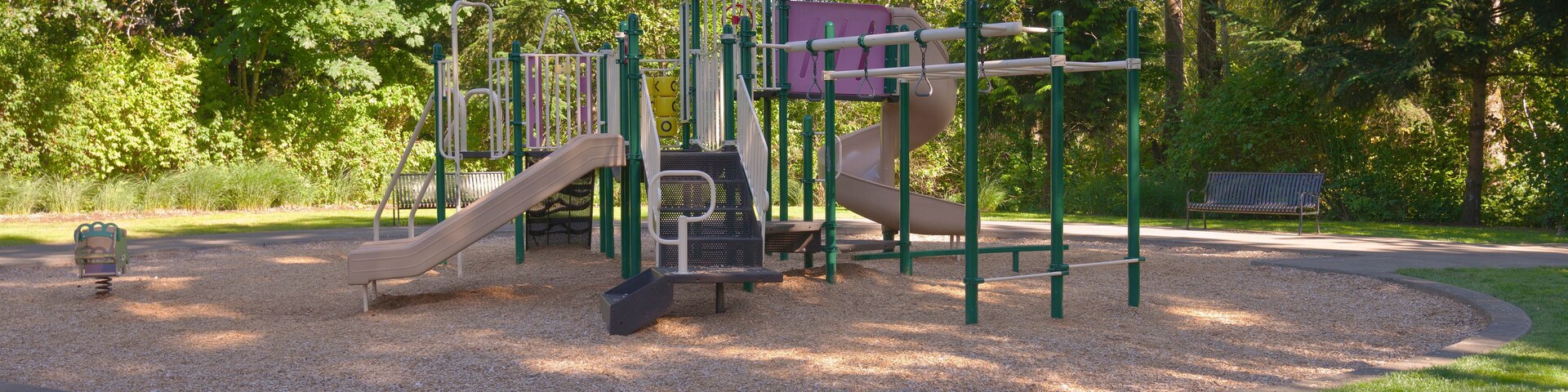 Children playground Fairview Village park.