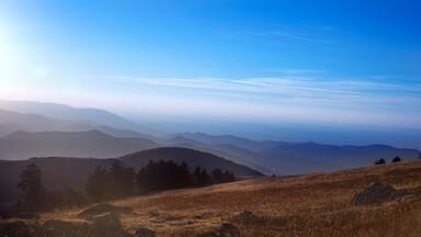 View of mountains in southwest Virginia in Jefferson National Forest.