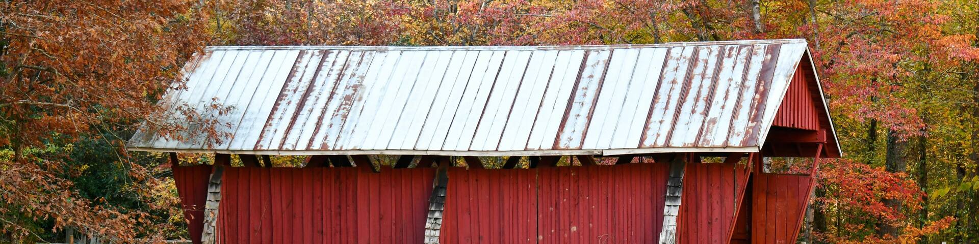 Campbells covered bridge in Greenville, South Carolina