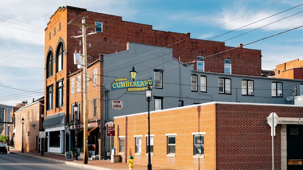 Cumberland, Maryland Welcome Sign