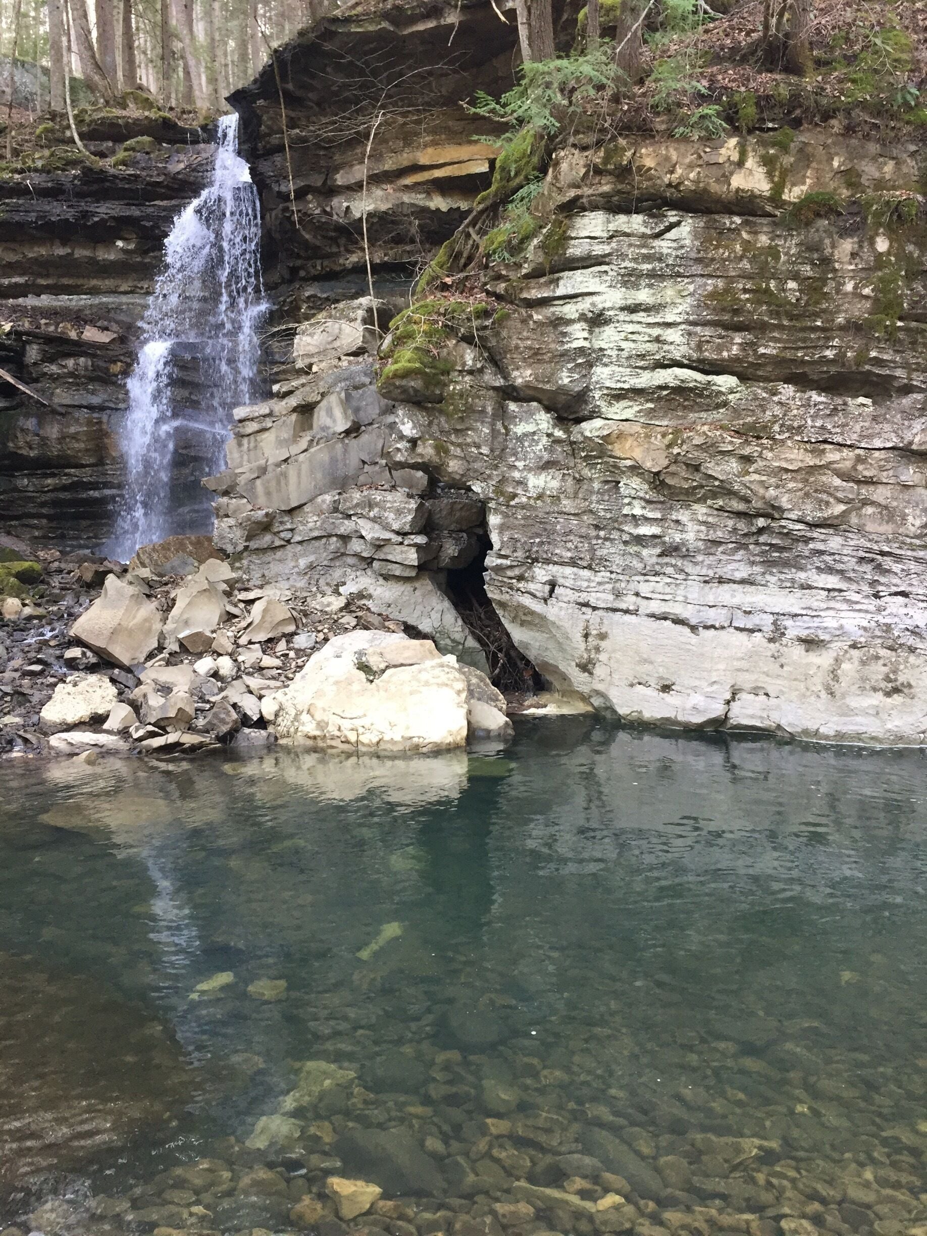 An amazing blue hole on the savage gulf loop located close to the ranger falls turnout. There are a couple other swimming holes within a mile radius of this one. 