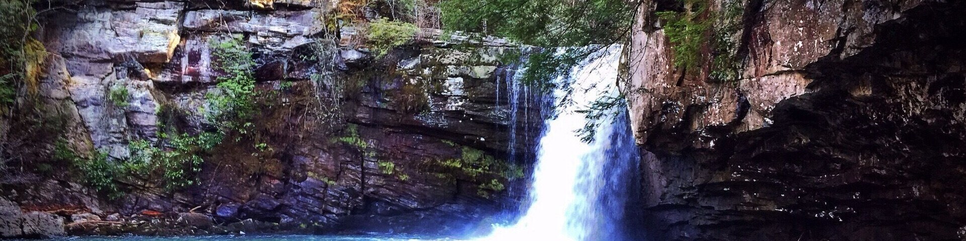 Nice waterfall and swimming hole in the Savage Gulf State Natural Area. Great hiking trails and backcountry camping sites.