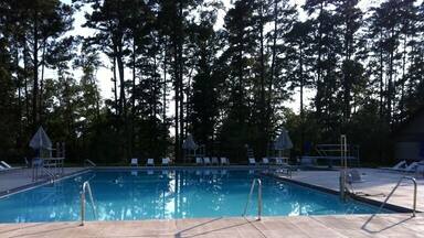 Swimming pool at Lake D'Arbonne State Park. Open Wednesday-Sunday, 10:00-6:00.