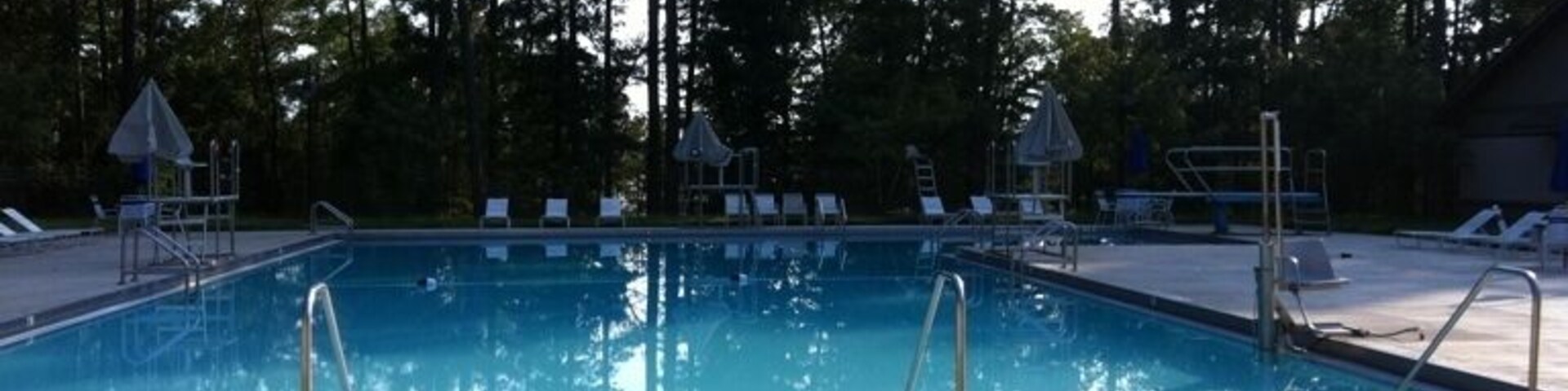 Swimming pool at Lake D'Arbonne State Park.  Open Wednesday-Sunday, 10:00-6:00.