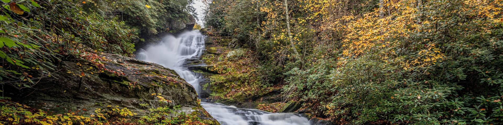 mud creek falls, Sky Valley, Georgia