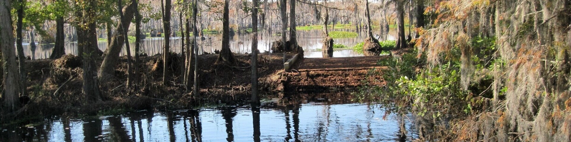 Picture of the lake in this low country town, where so much massive flooding occurred just weeks ago from hurricane Matthew.