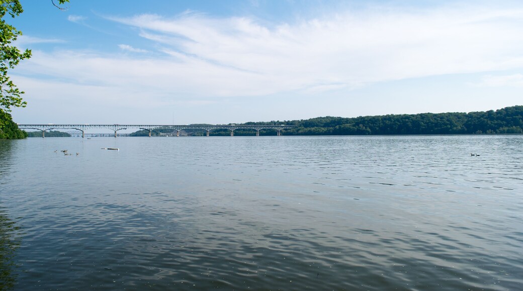 Port Deposit, Maryland Town next to the Shore of Susquehanna River