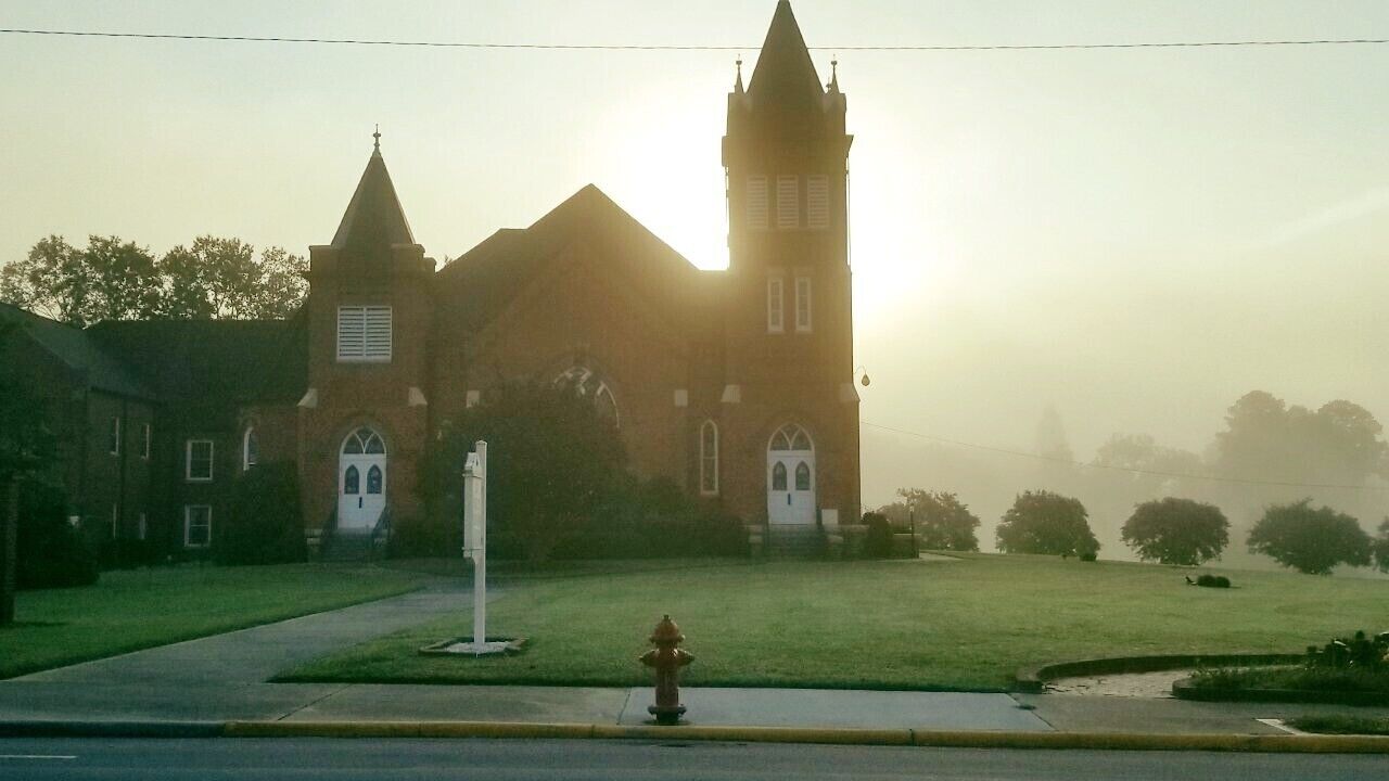 Church on my morning run😁