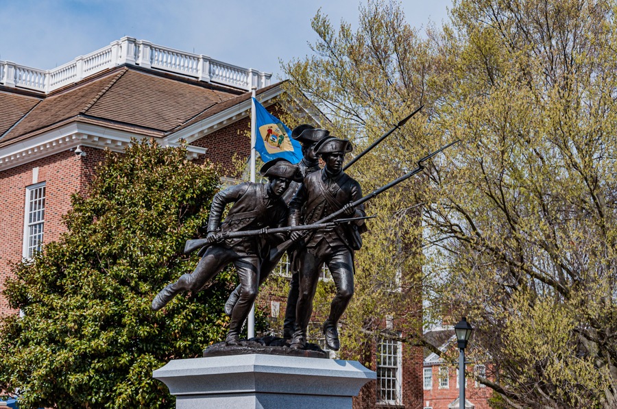 Liberty and Independence Monument, Dover Delaware USA, Dover, Delaware