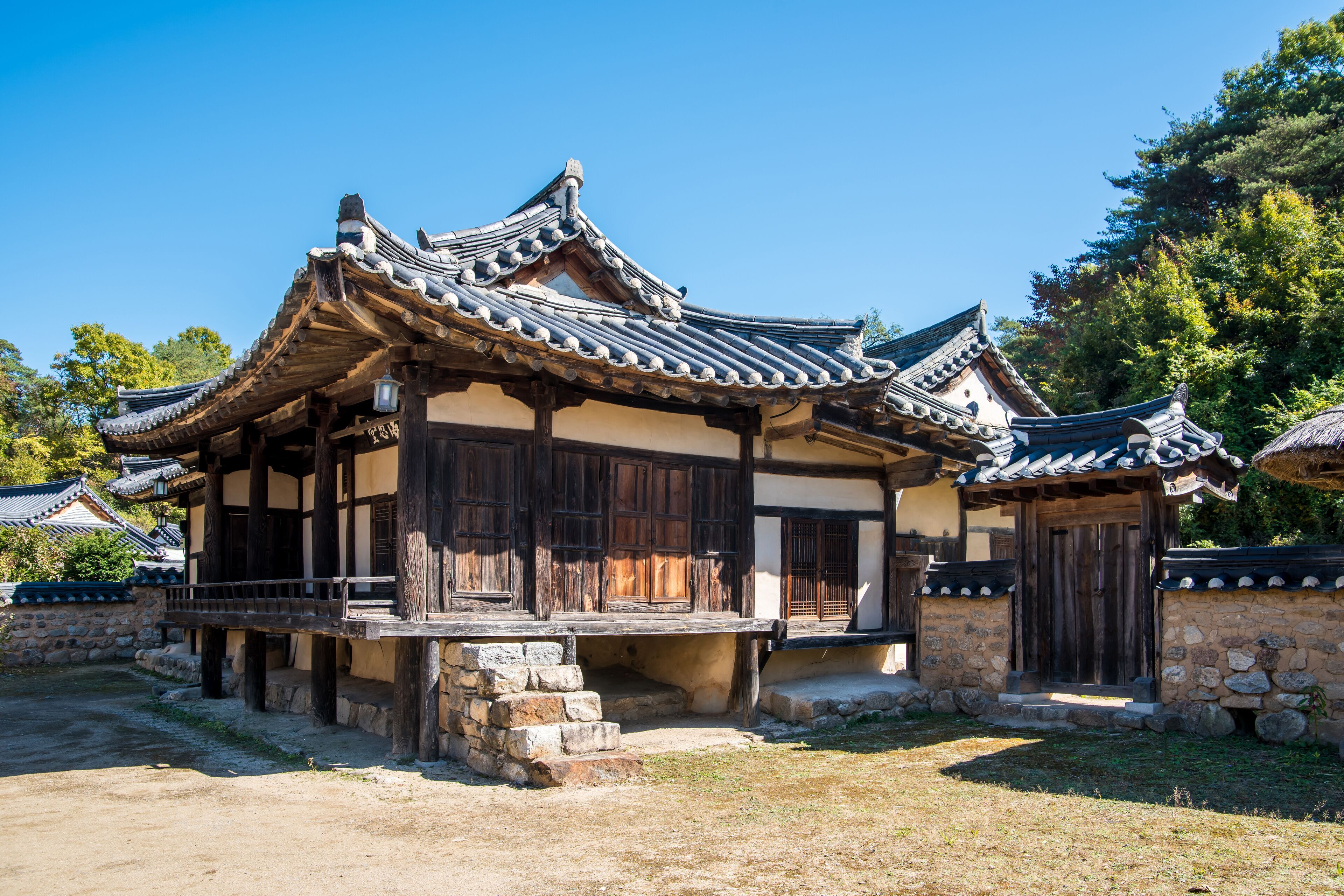 Youngju, Gyeongsangbuk-do, South Korea - Haeudang's Old House.