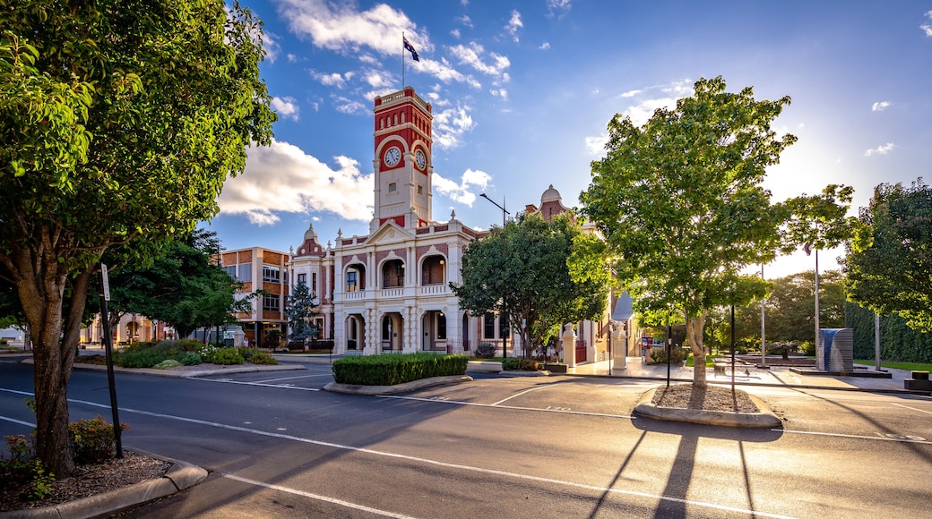 Historical City Hall building in Toowoomba, Queensland, Australia