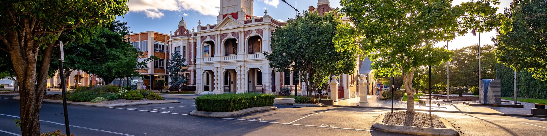 Historical City Hall building in Toowoomba, Queensland, Australia