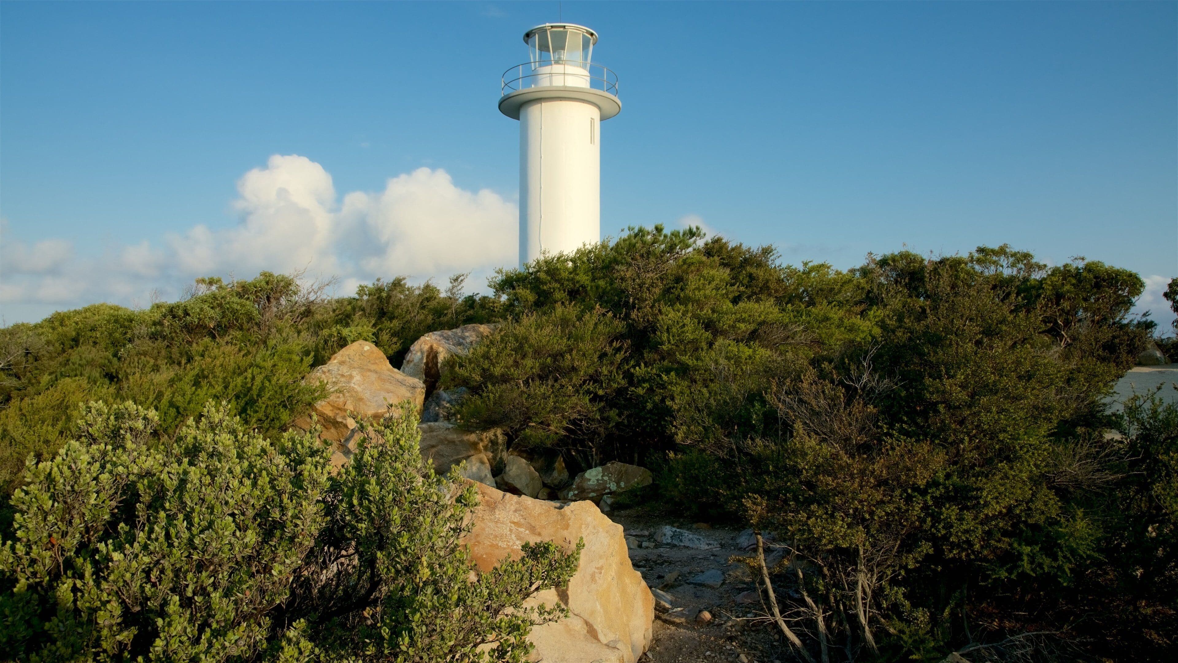 Cape Tourville Lighthouse which includes a lighthouse