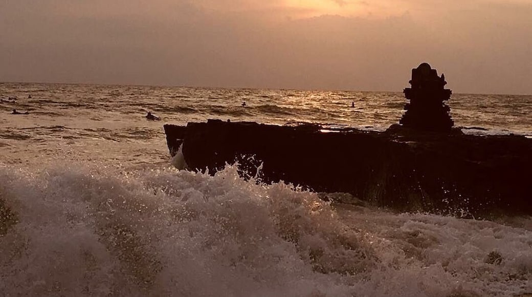 #sunset at the stairs of Batu Bolong Beach #Bali #Indonesia