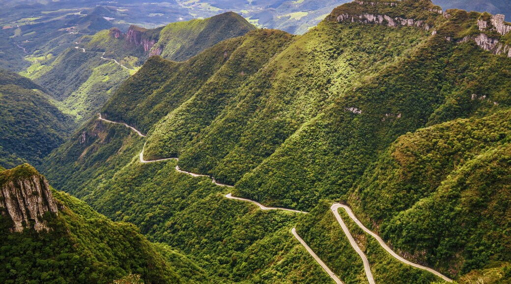 View from the top of Serra do Rio do Rastro in Santa Catarina State, Brazil