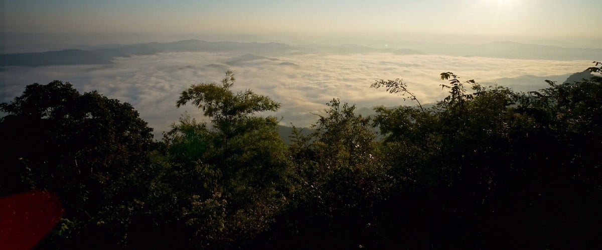 Sunrise view at the top of the mountain , Doi Samerdao , Nan. In the North of Thailand. #nationalpark