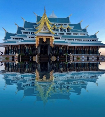 Temple in the middle of the forest