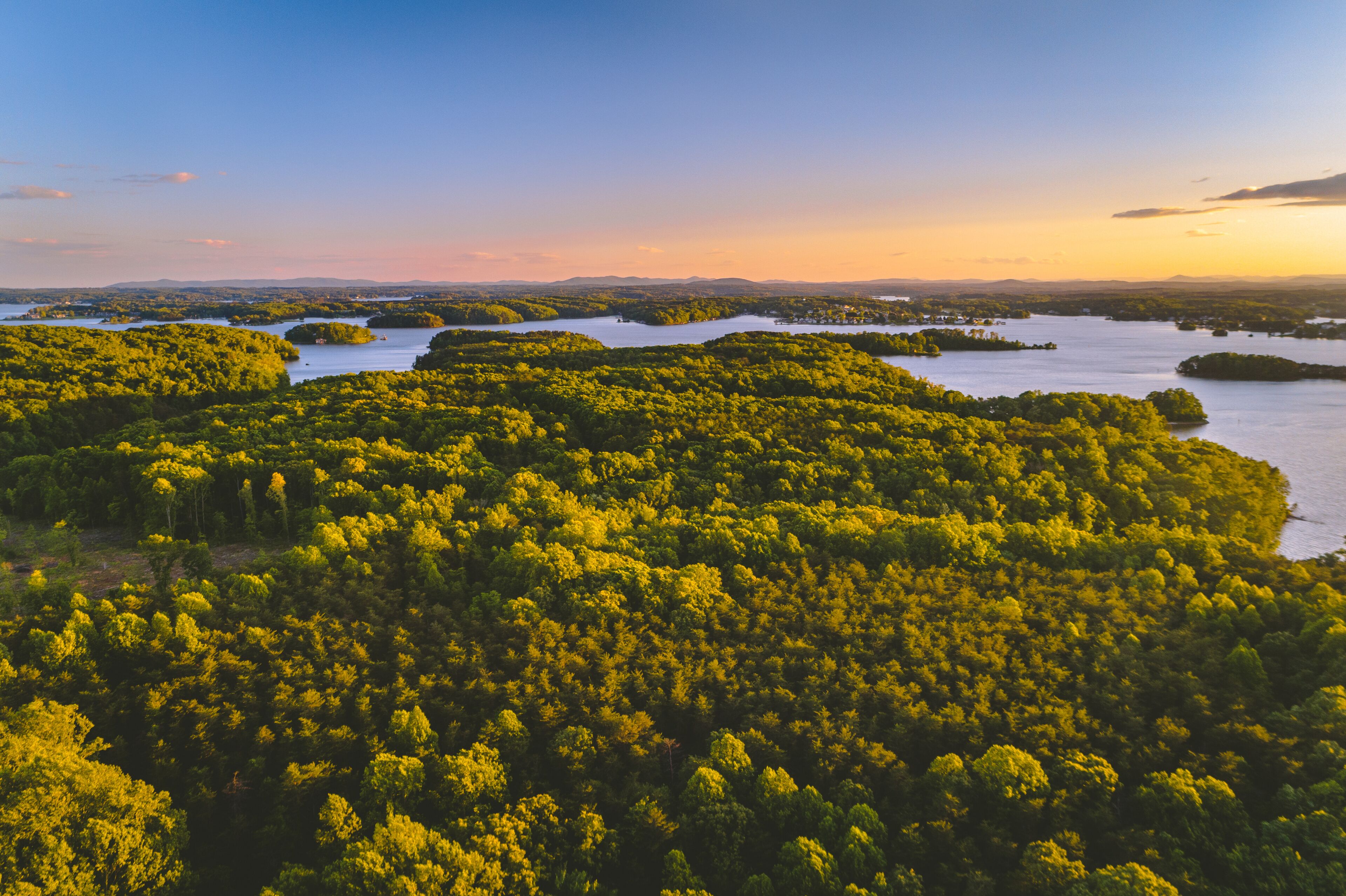Sunrise Over Smith Mountain Lake