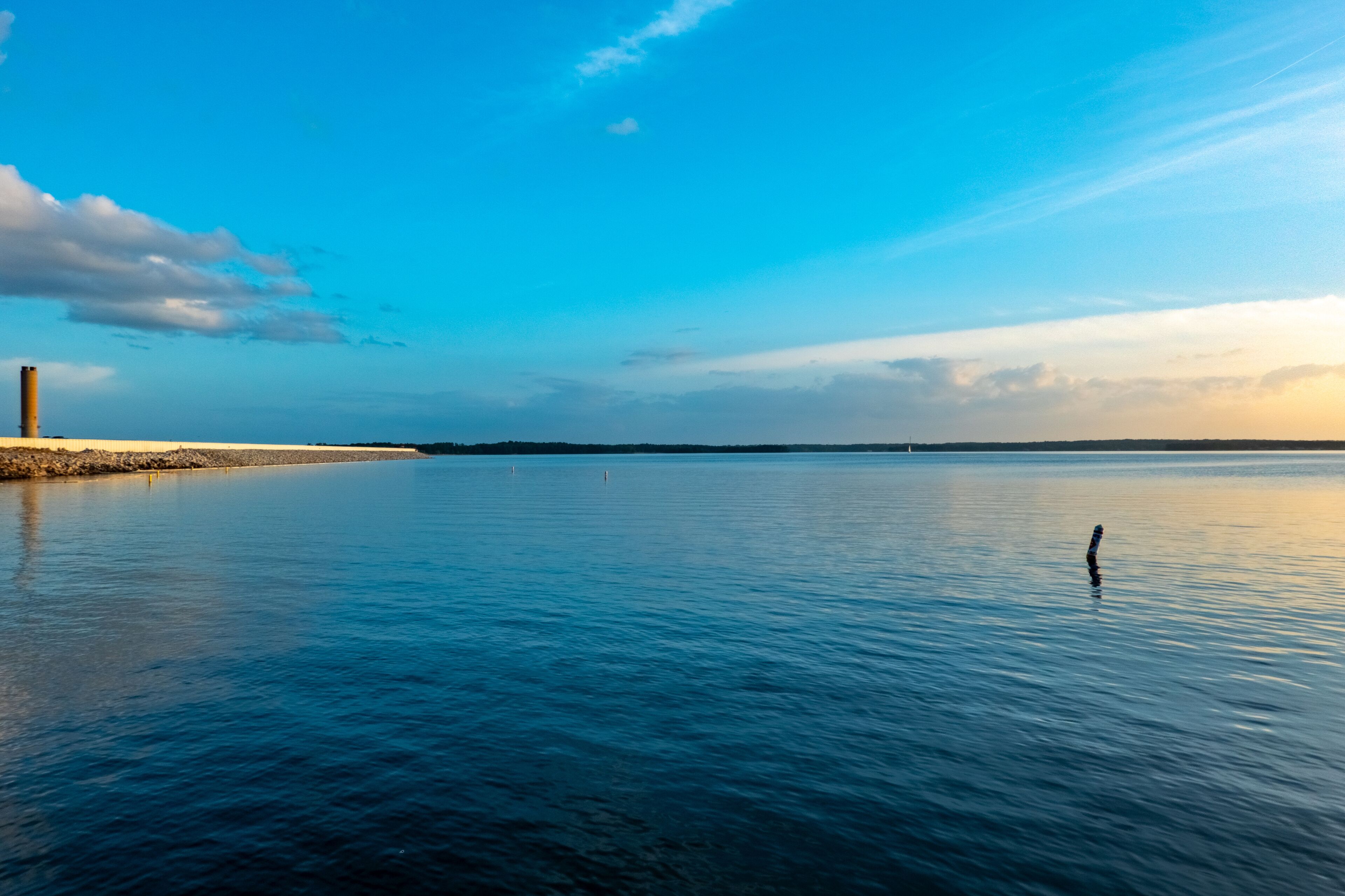 Lake murray south carolina coast near columbia city