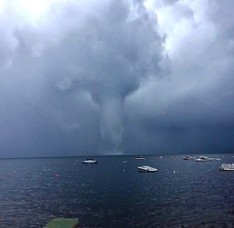 This was taken a couple of years back at Sebago Lake just before the tornado (which never happens there) was to happen.