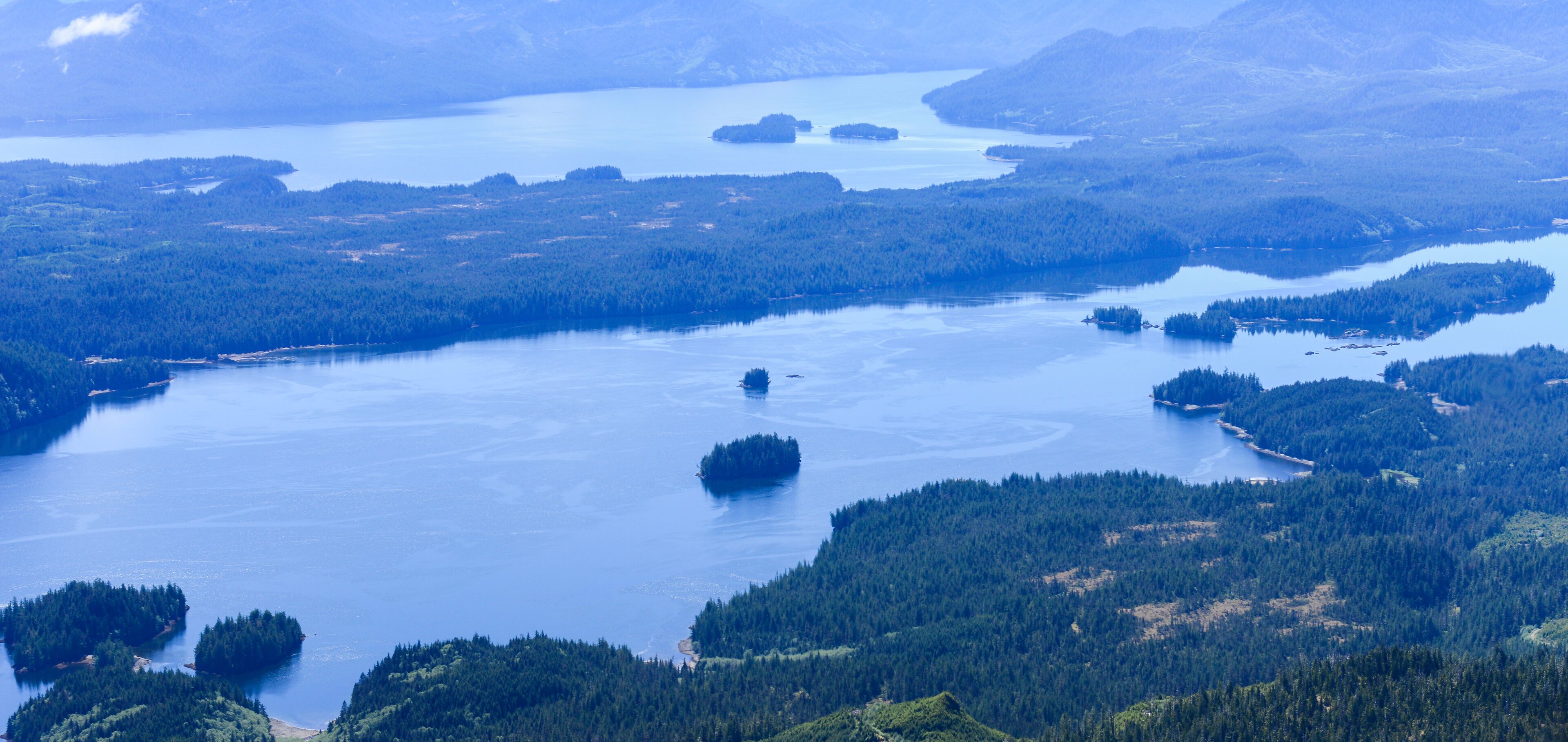 Aerial view of Misty Fjords National Monument, Alaska, USA.