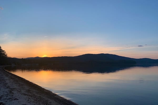 Newfound Lake sunset - New Hampshire