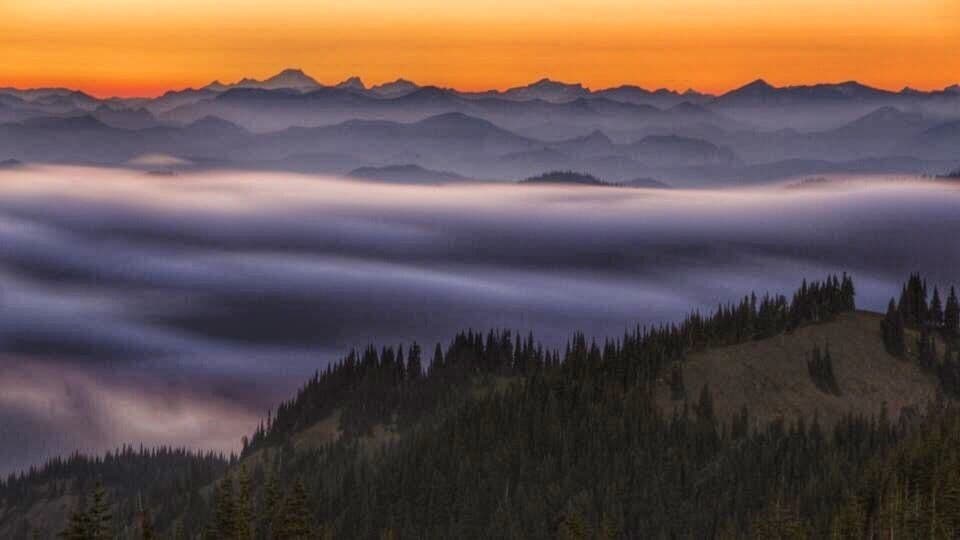 Long exposure during the #sunset in Washington. The #Seattle area is one of the greatest city's in the country.