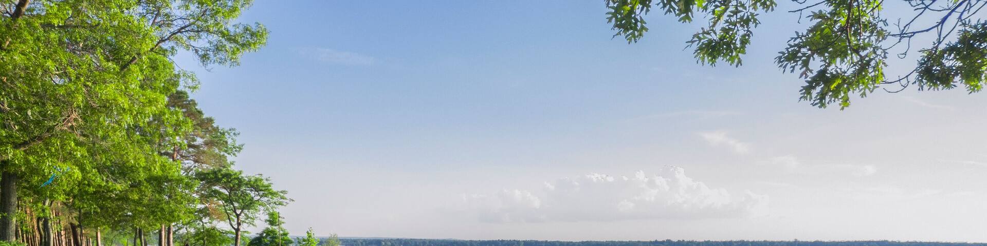 Beach View of Oneida Lake at Verona Beach in Upstate New York
