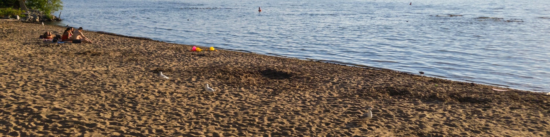 Gazebo View of Oneida Lake at Verona Beach in Upstate New York