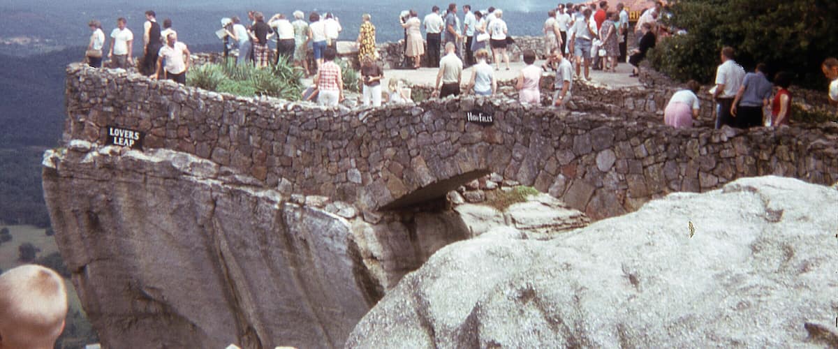 Lovers Leap at Lookout Mountain, Georgia, in 1966