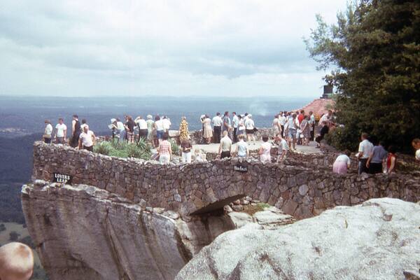 Lovers Leap at Lookout Mountain, Georgia, in 1966